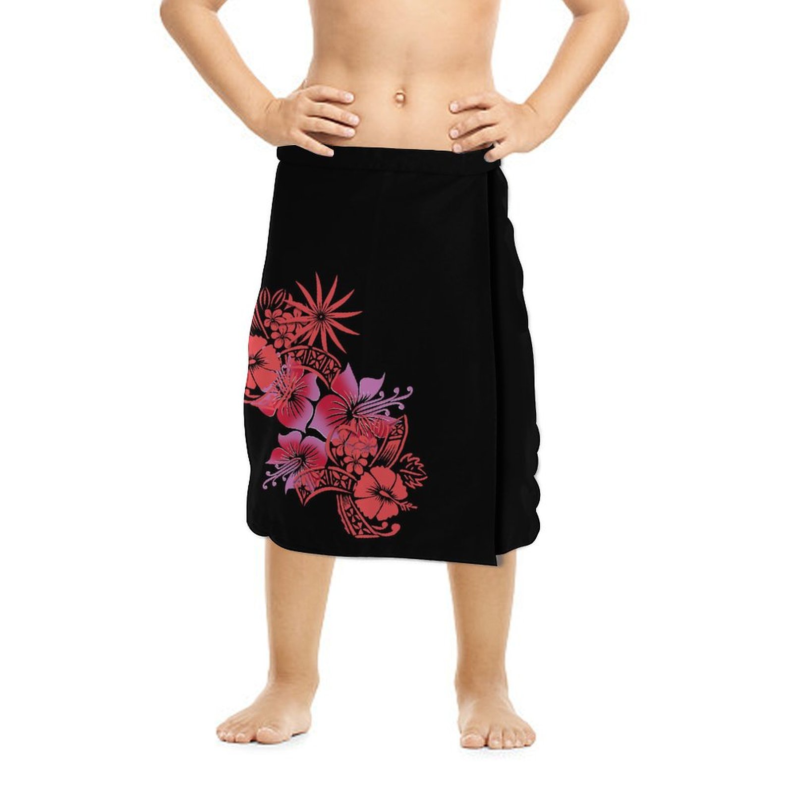 Sarong Men Wrap - Custom-Made Hawaiian Ethnic Style Boy Wrap