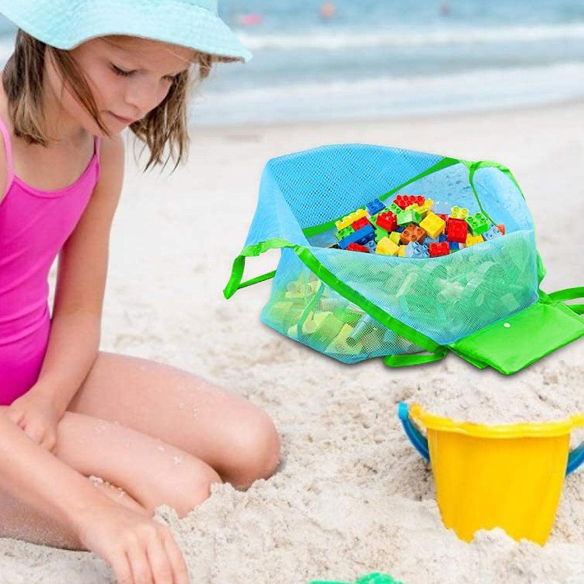 Beach Towel Large - Children Sand Away Protable Mesh Bag