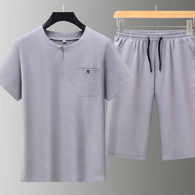 High-quality fashionable men's - Short Linen Drawstring recension och pris