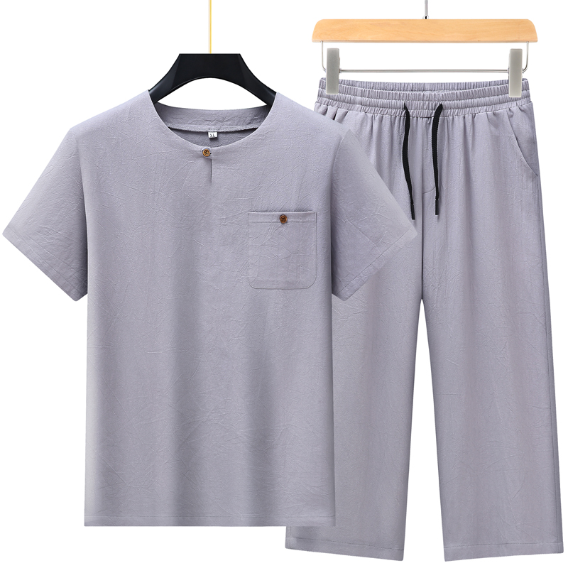 High-quality fashionable men's - Short Linen Drawstring recension och pris