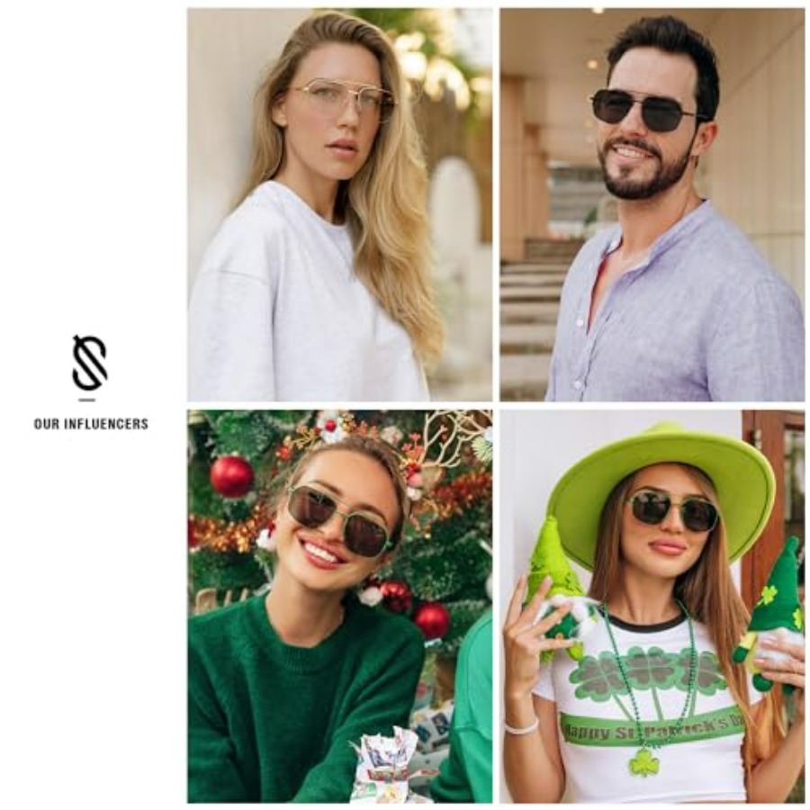 SOJOS Trendy Aviator Sunglasse - Sunglasses Aviator Polarized recension och pris