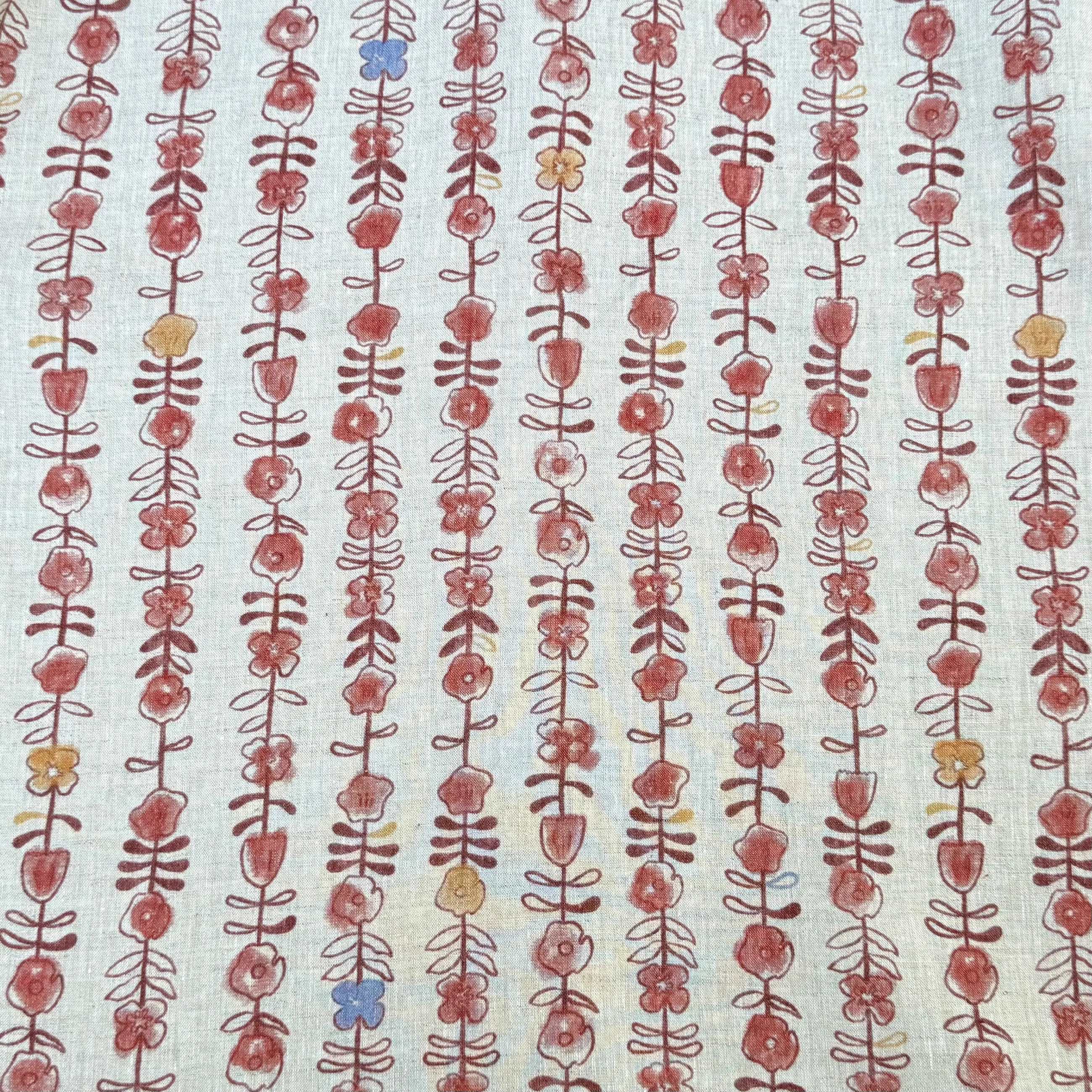1yard Unique flowers print fab - Linen Shirt Breathable recension och pris