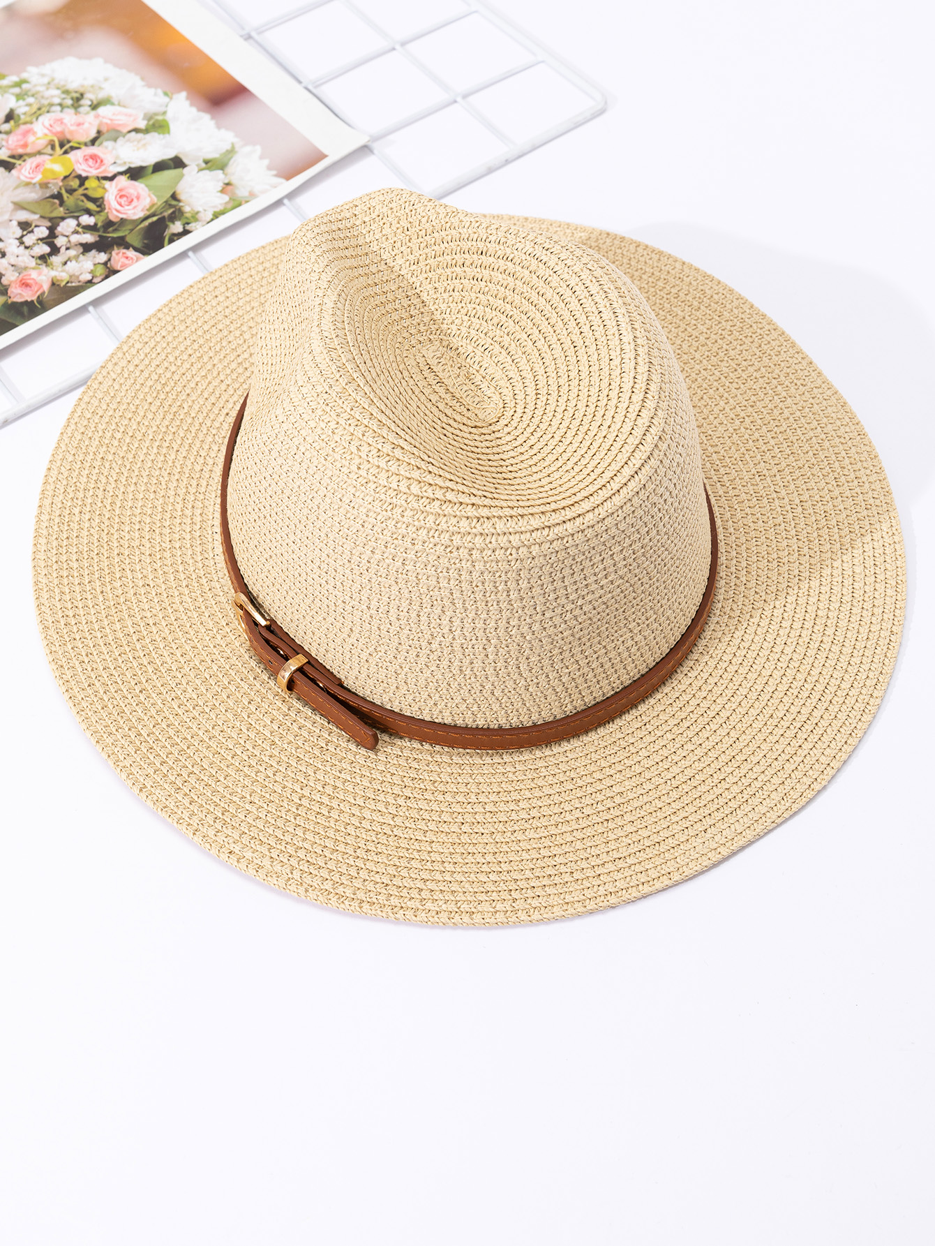 Panama straw hat, female jazz  - Bucket Hat Straw recension och pris