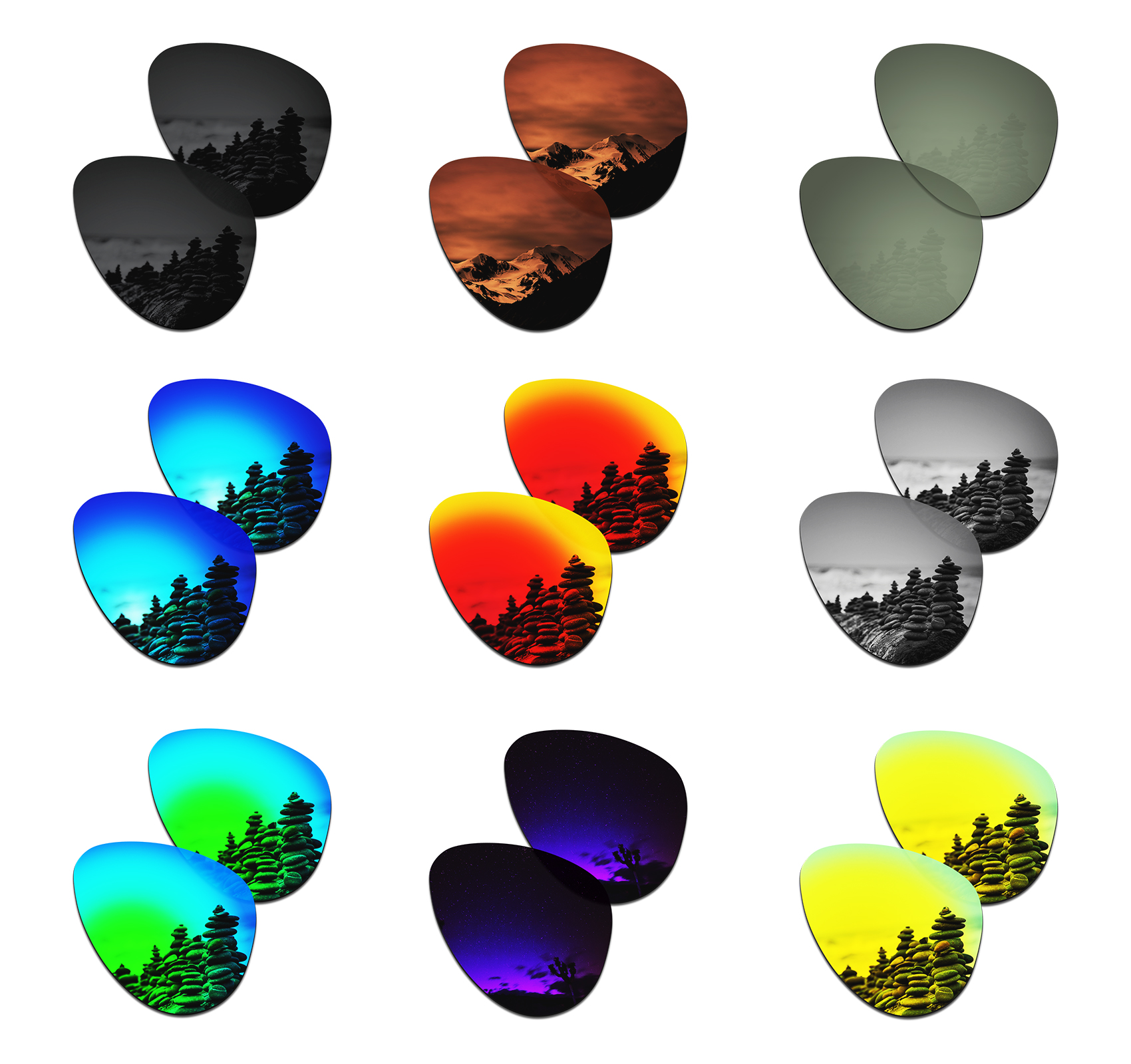 SmartVLT Polarized Replacement - Sunglasses Aviator Polarized recension och pris