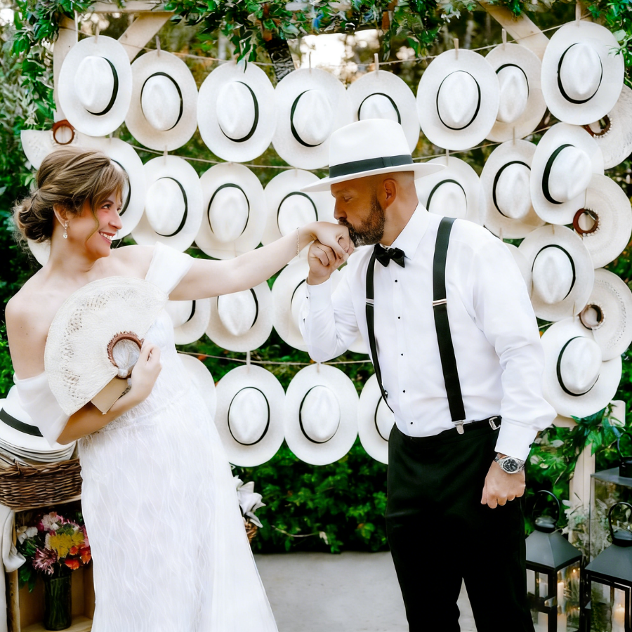 6-48PACK Wedding Straw Fedora  - Bucket Hat Straw recension och pris