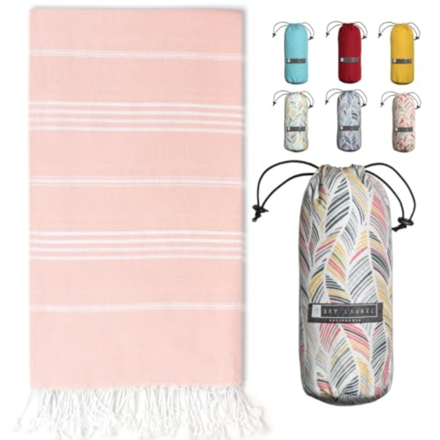 Turkish Beach Towel with Trave - Beach Towel Large recension och pris