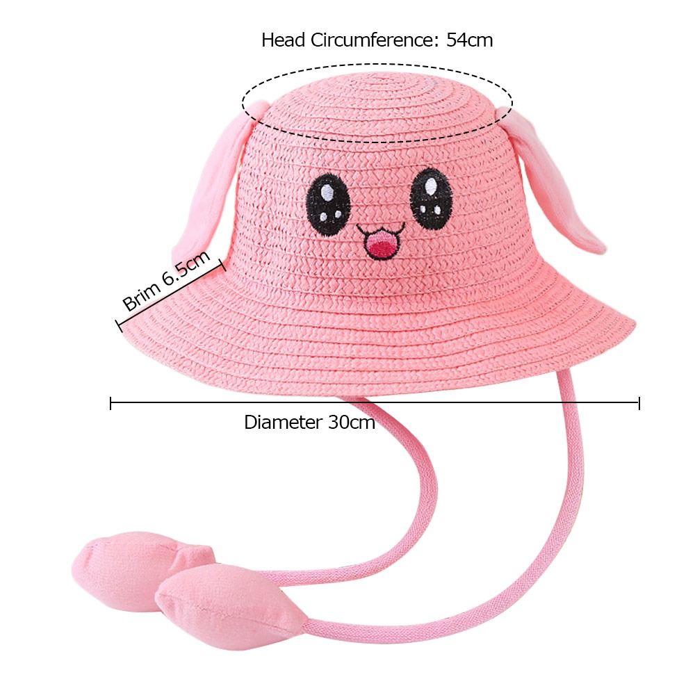 Summer Bucket Cap Moving Ears  - Bucket Hat Straw recension och pris