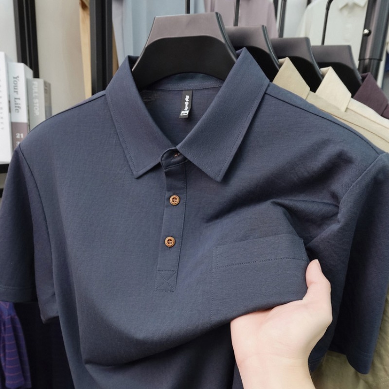 2026 New Men's Short Sleeve Po - Polo Shirt Pique recension och pris