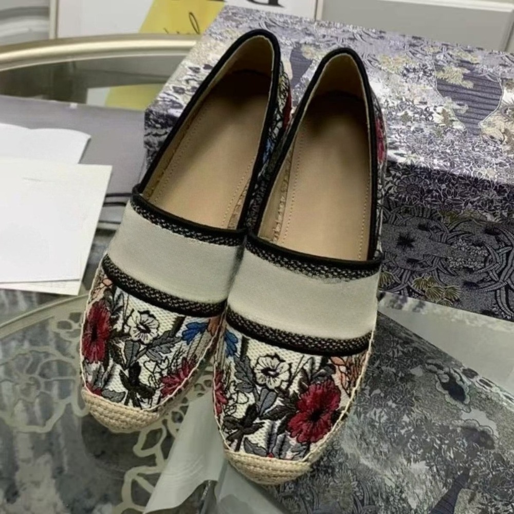 Spring Summer New Women's Embr - Espadrille Slip On recension och pris