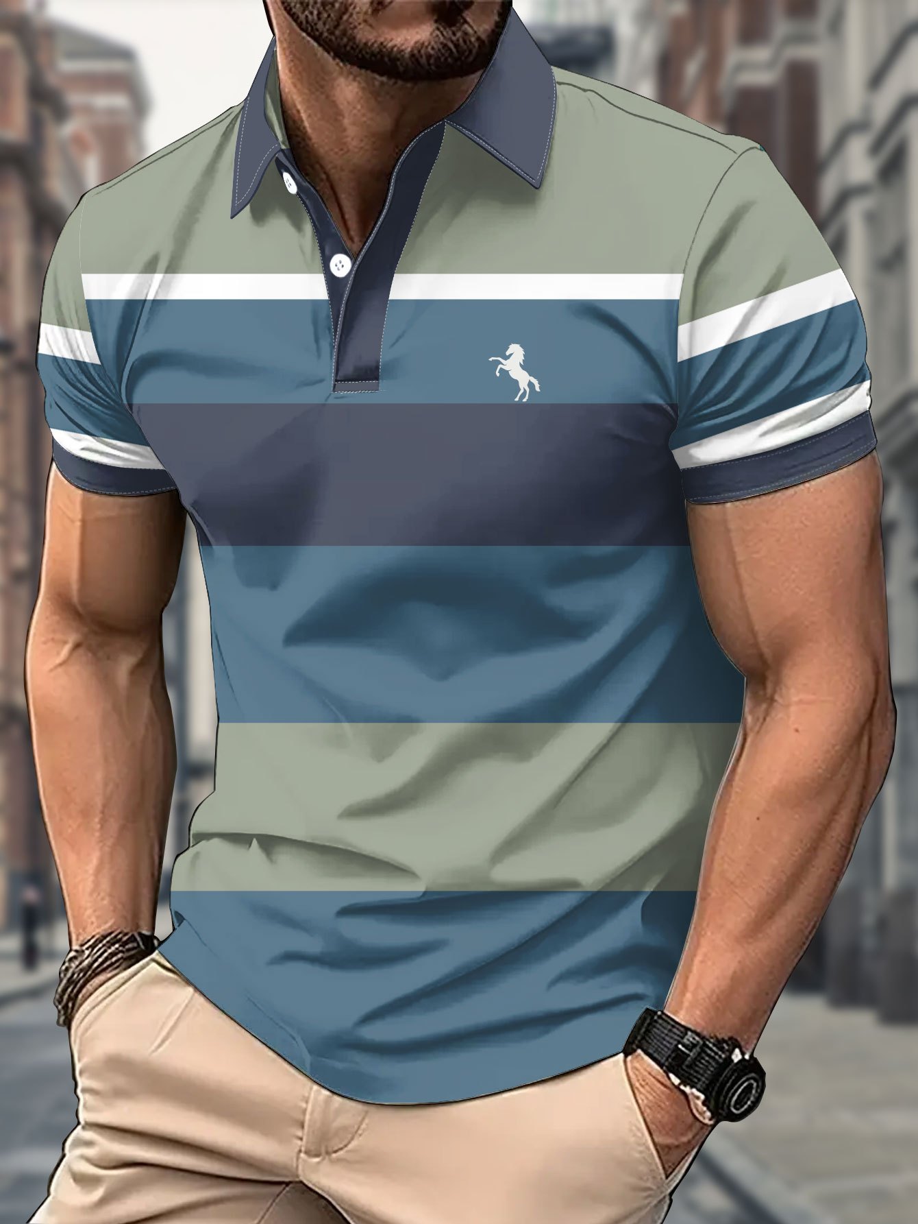 2026 Summer New Men's Polo Shi - Polo Shirt Pique recension och pris