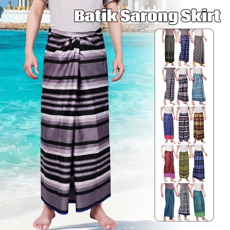 Batik Print Beach Sarong Wrap  - Sarong Men Wrap recension och pris