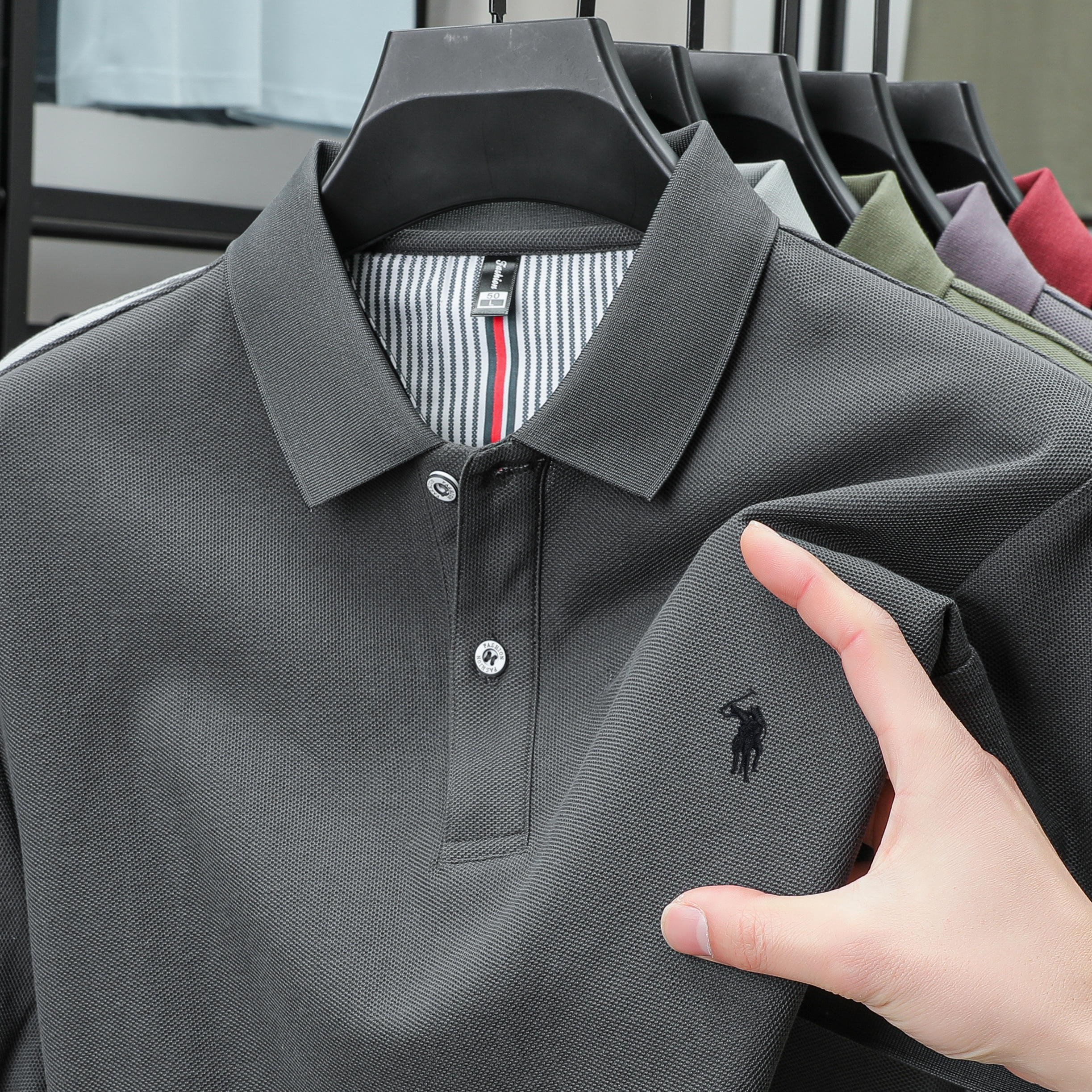100% pure cotton men's short s - Polo Shirt Pique recension och pris