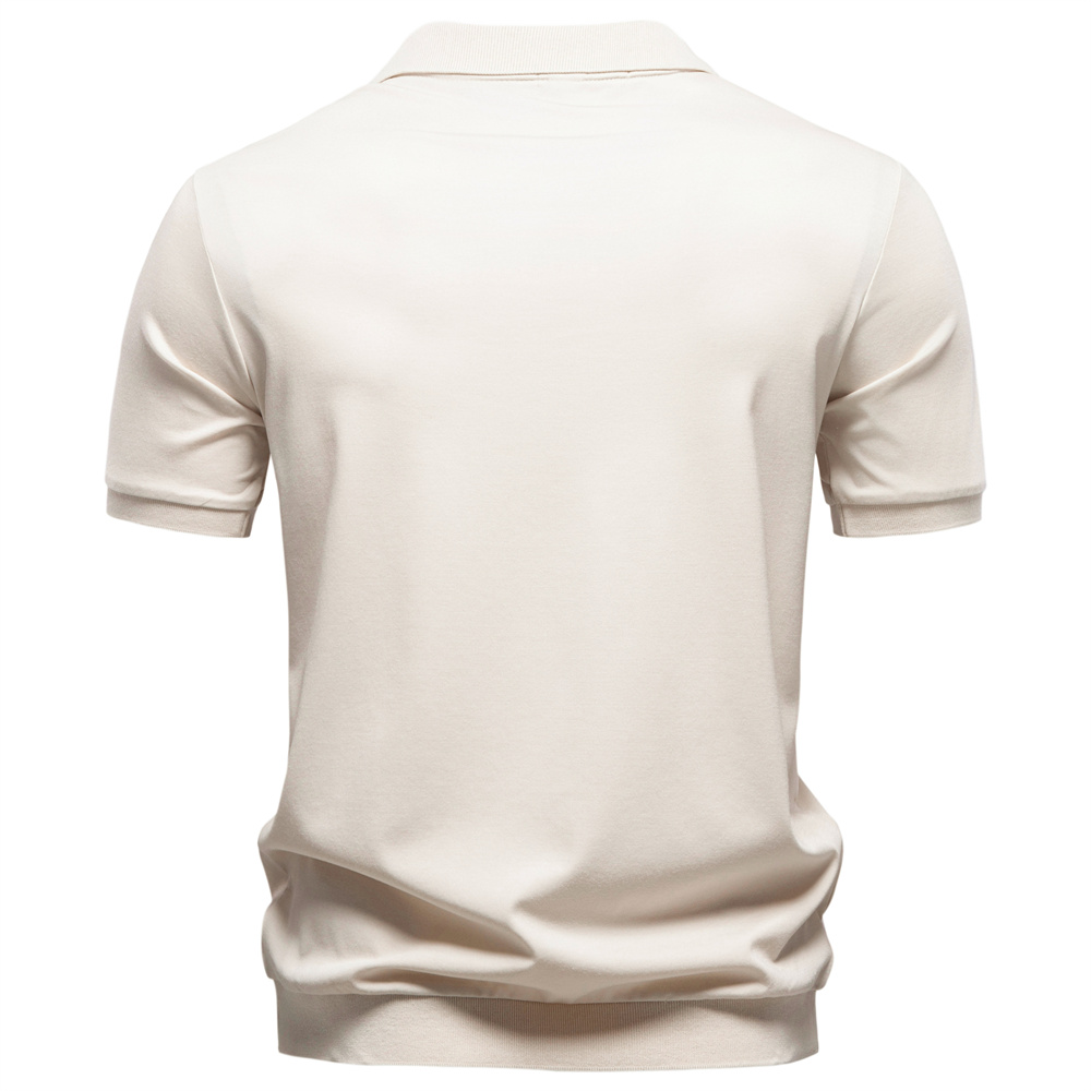AIOPESON Men's Breathable Silk - Polo Shirt Pique recension och pris