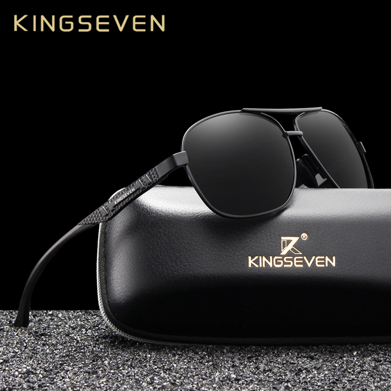 KINGSEVEN Brand Men Sunglasses - Sunglasses Aviator Polarized recension och pris