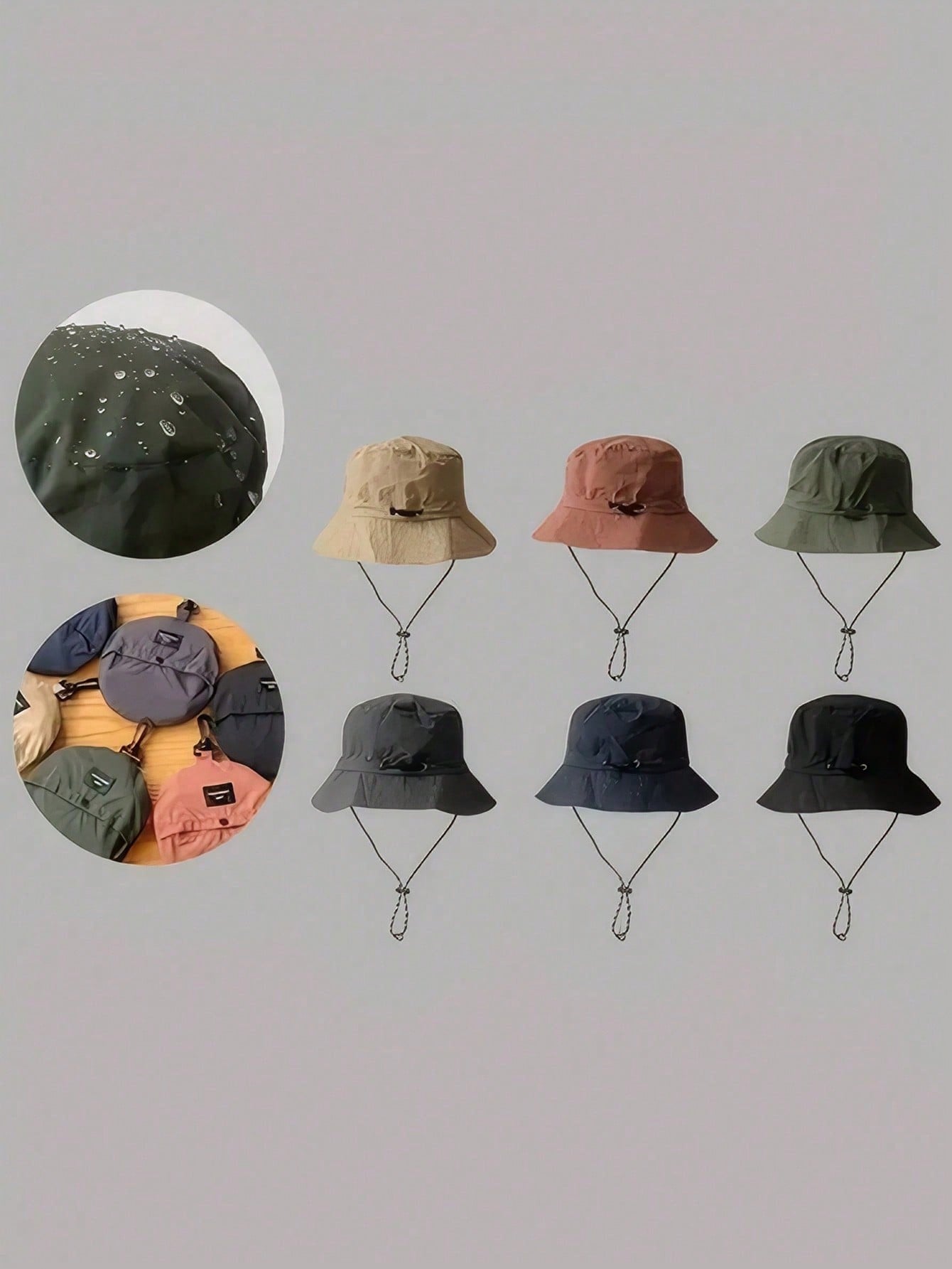 1 Pc Waterproof Bucket Hat, Fo - Packable Hat Nylon recension och pris