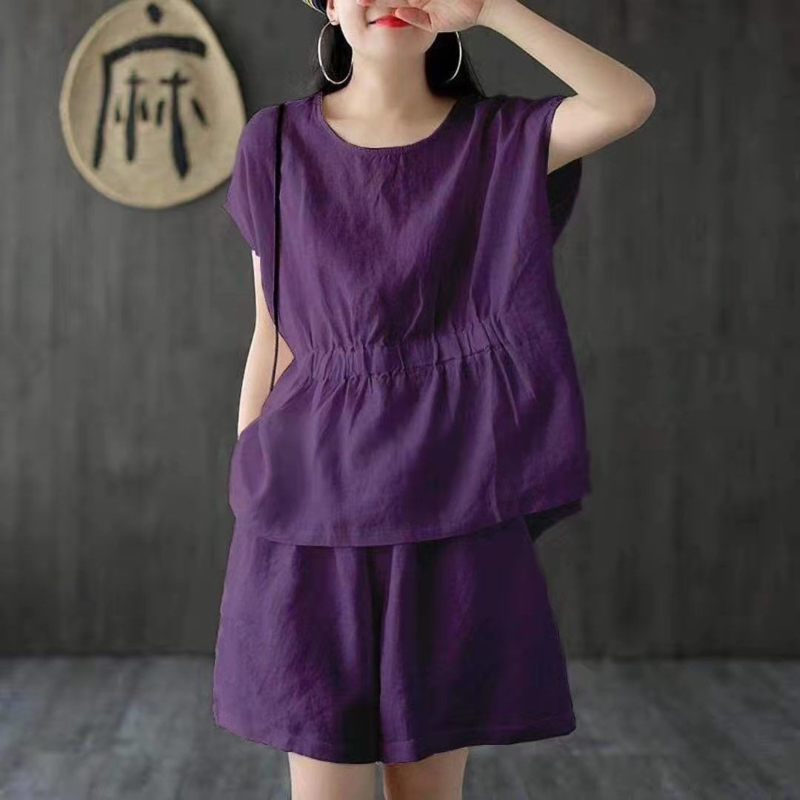 Linen casual solid color two-p - Linen Shirt Breathable recension och pris