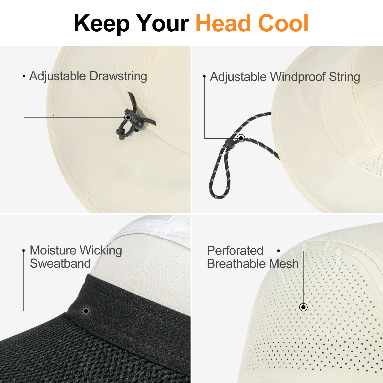 FEINION Women's Lightweight Su - Packable Hat Nylon recension och pris