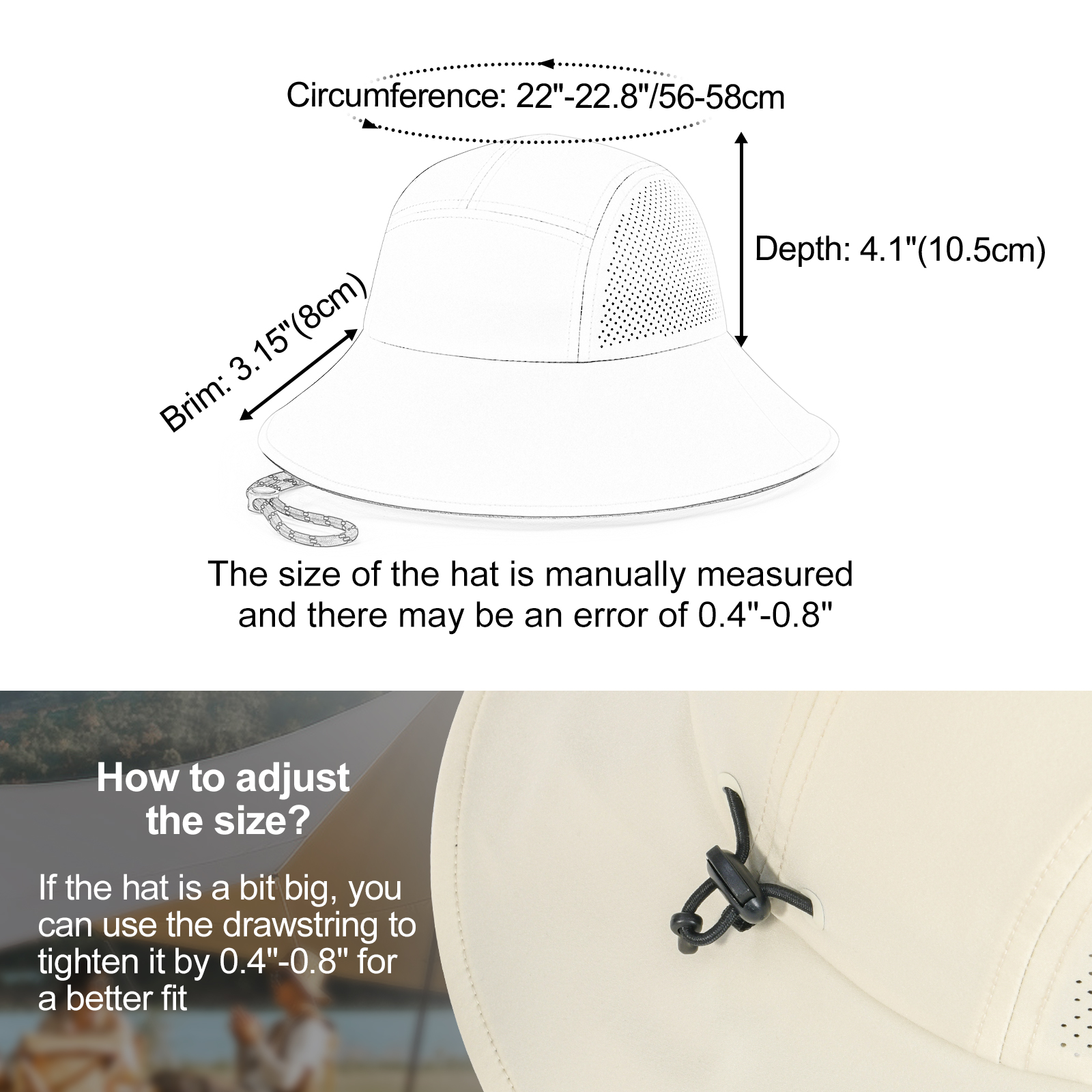 FEINION Women's Lightweight Su - Packable Hat Nylon recension och pris