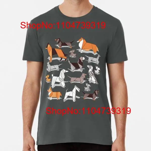 Origami doggie friends grey li - Linen Shirt Breathable recension och pris