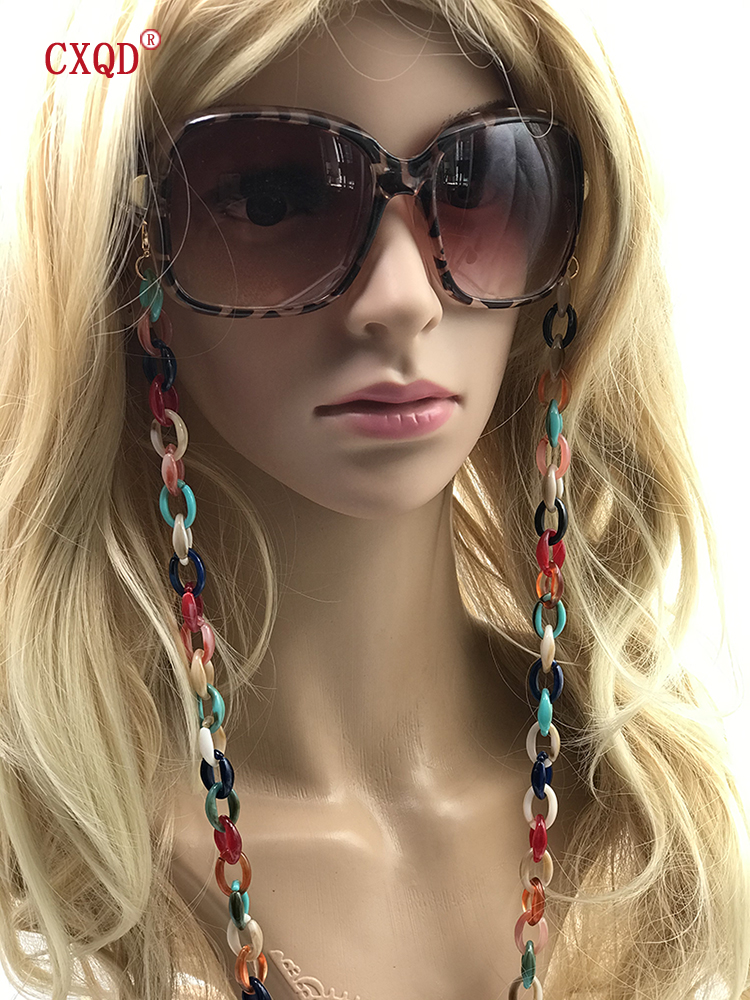 Fashion Women Acrylic Eyeglass - Sunglass Retainer Cord recension och pris