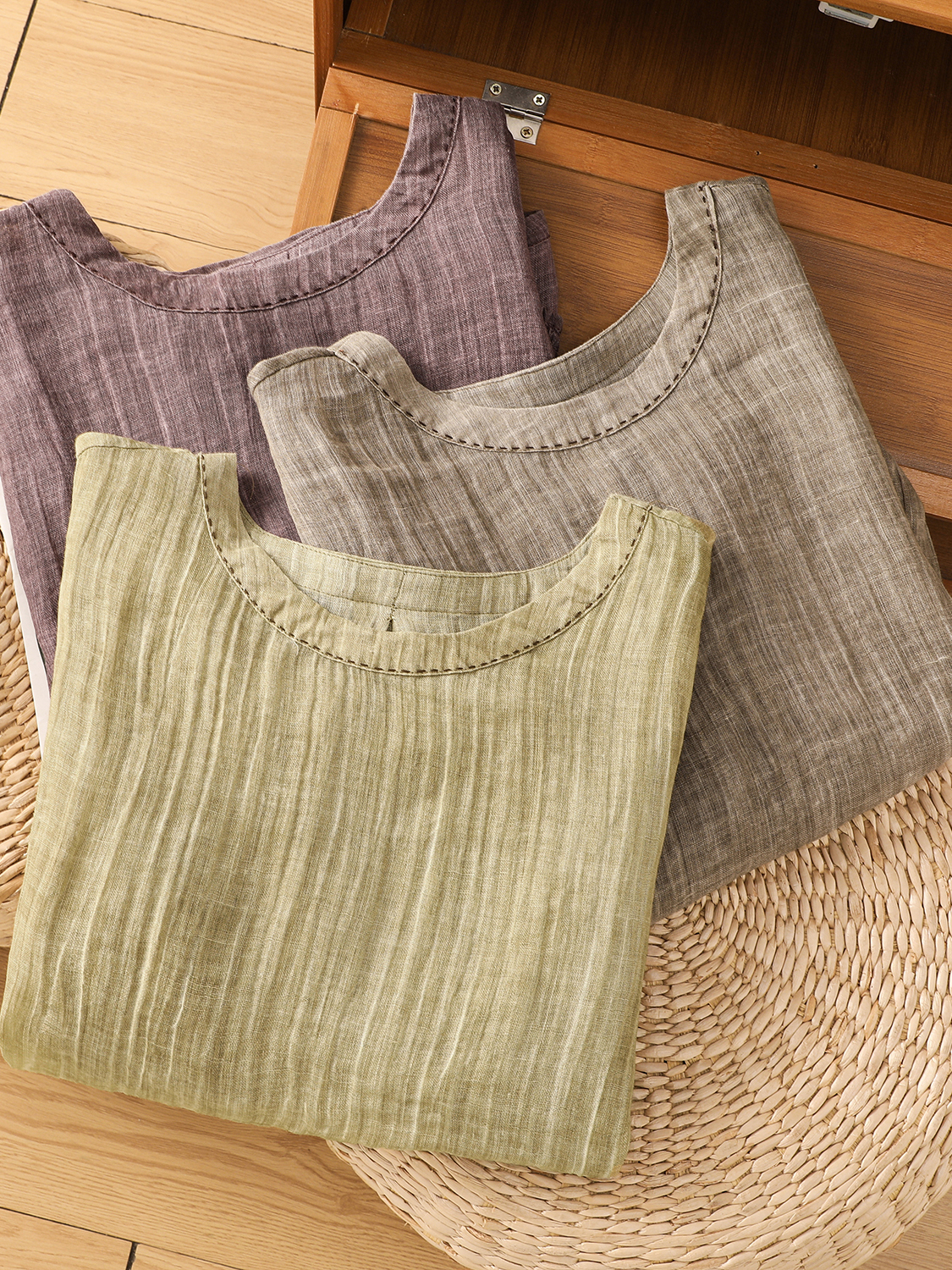 Summer Thin Cotton Linen Loose - Linen Shirt Breathable recension och pris