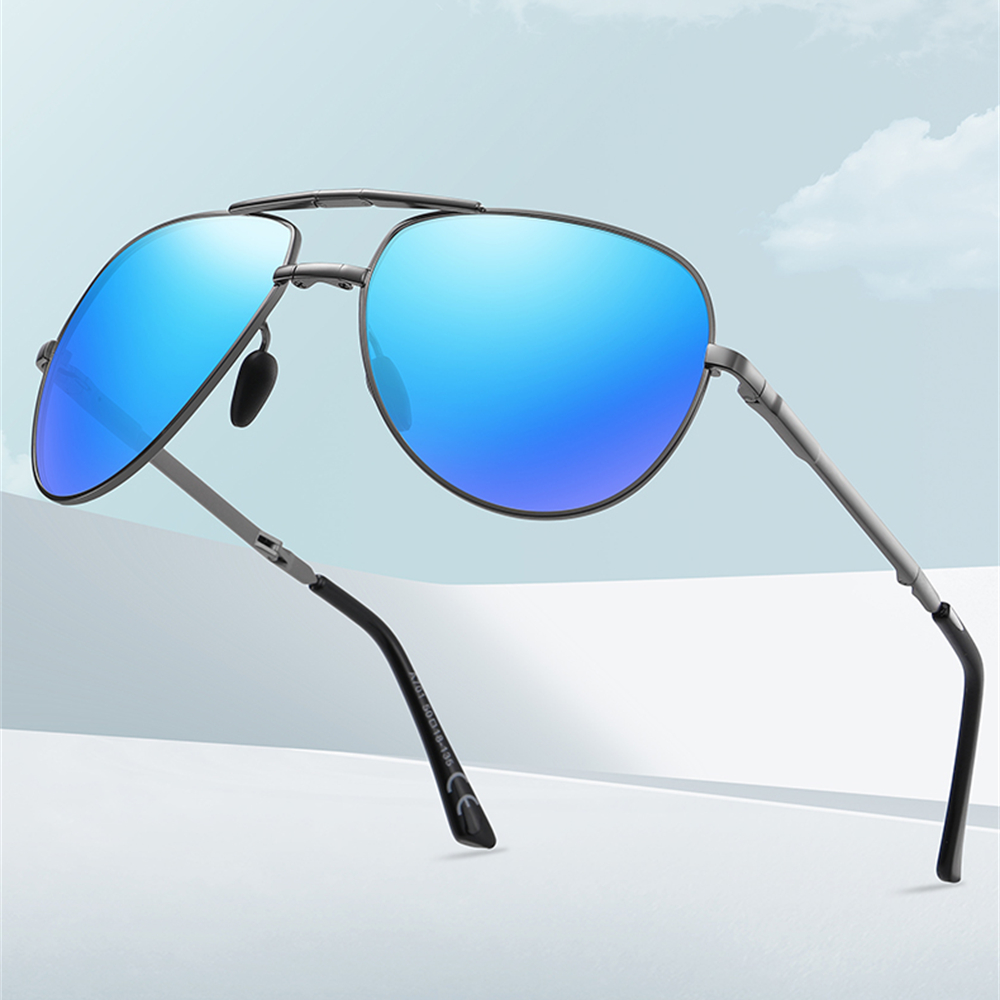 VIVIBEE Metal Pilot Black Fold - Sunglasses Aviator Polarized recension och pris