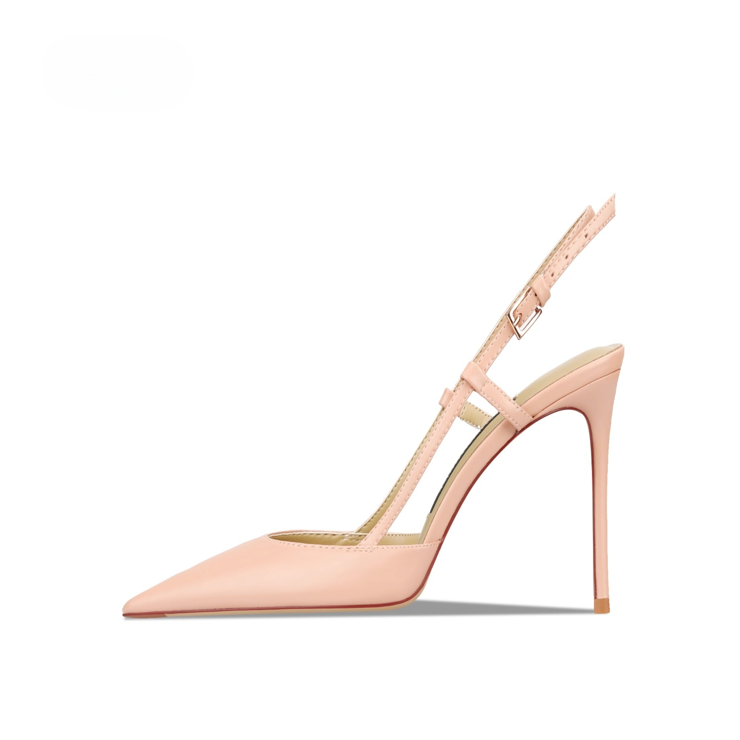 Bare leather edge buckle strai - Casual Sandal Leather recension och pris
