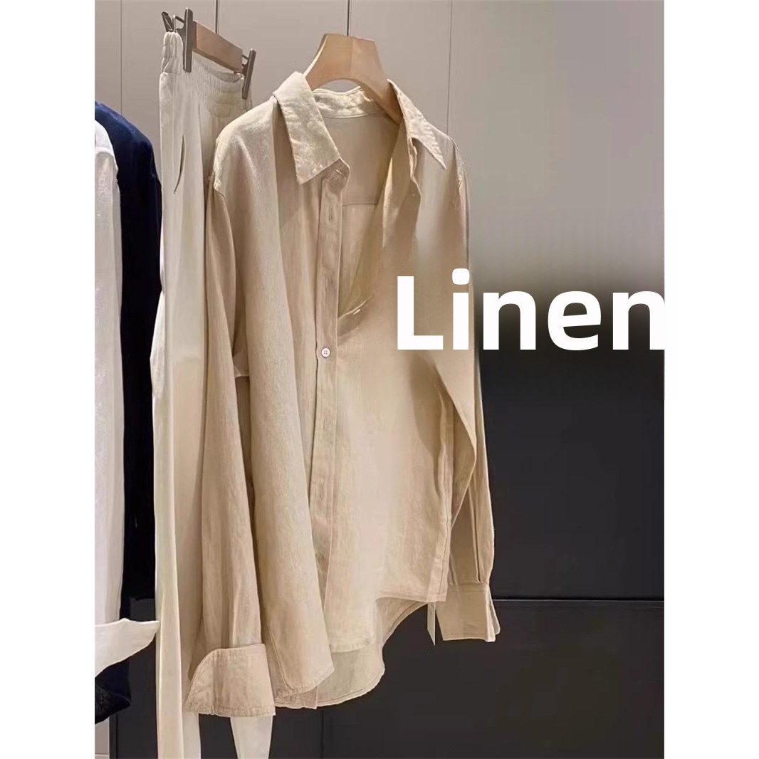 Early Autumn Essential! Women' - Linen Shirt Breathable recension och pris