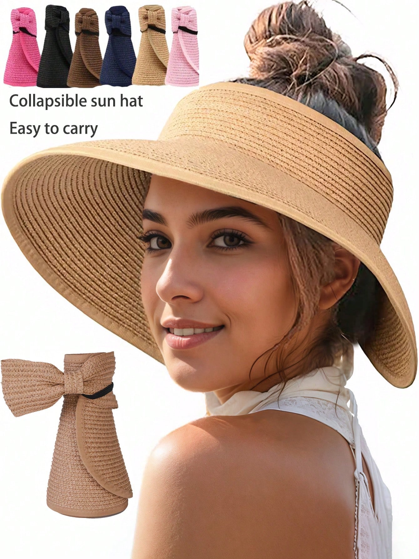 Sun Visor Hats For Women Wide  - Packable Hat Nylon recension och pris