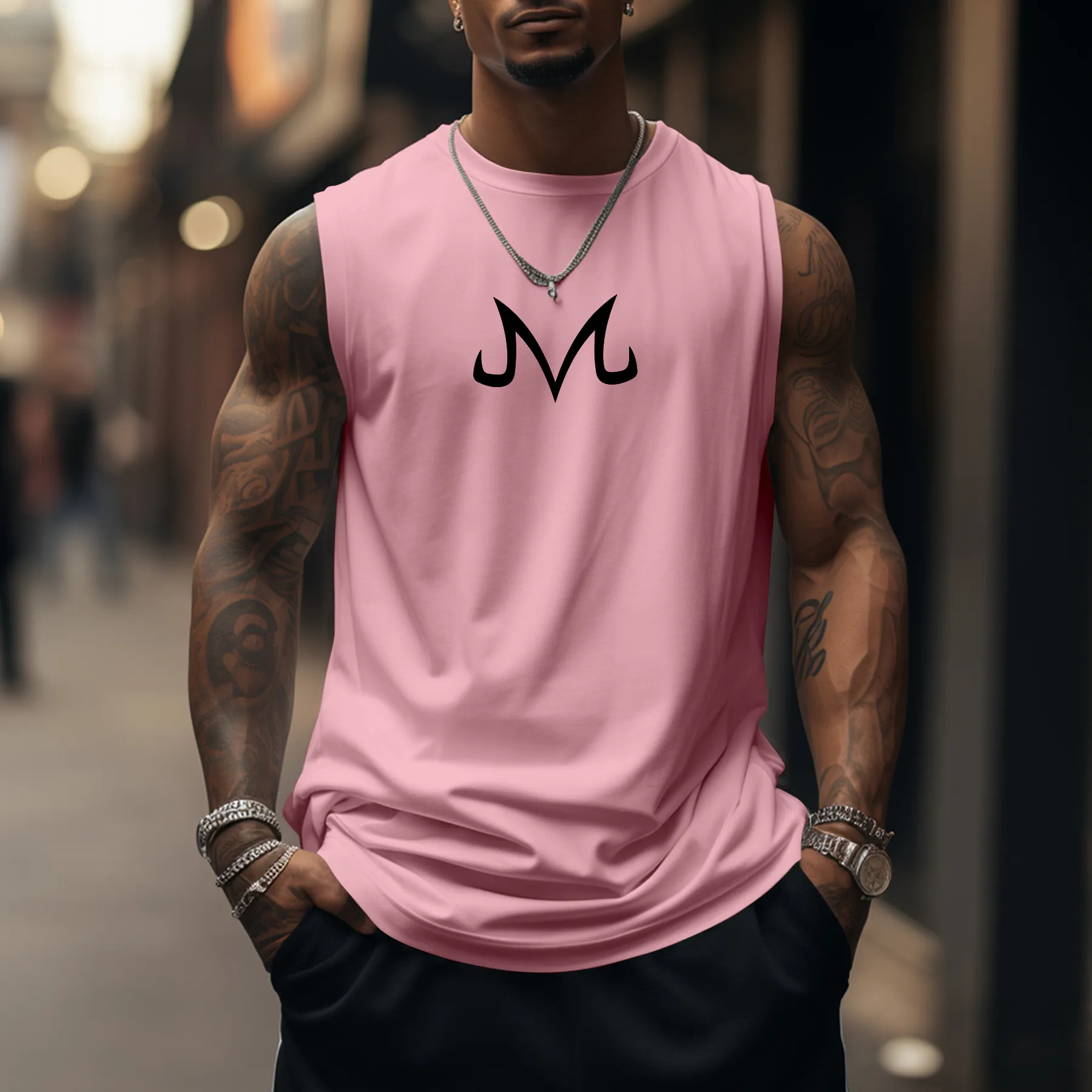 Majin Buu Dragon Ball Anime Pr - Tank Top Muscle recension och pris