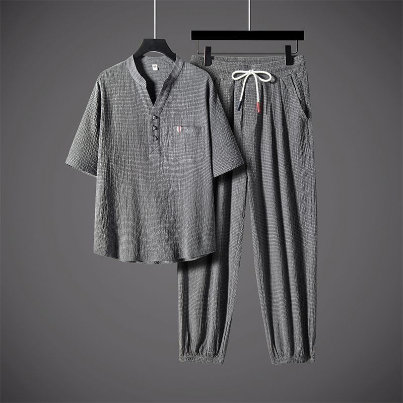 New Summer Fashion Trendy Cott - Short Linen Drawstring recension och pris