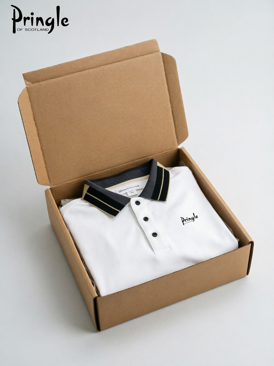 Pringle of Scotland Contrast C - Polo Shirt Pique recension och pris
