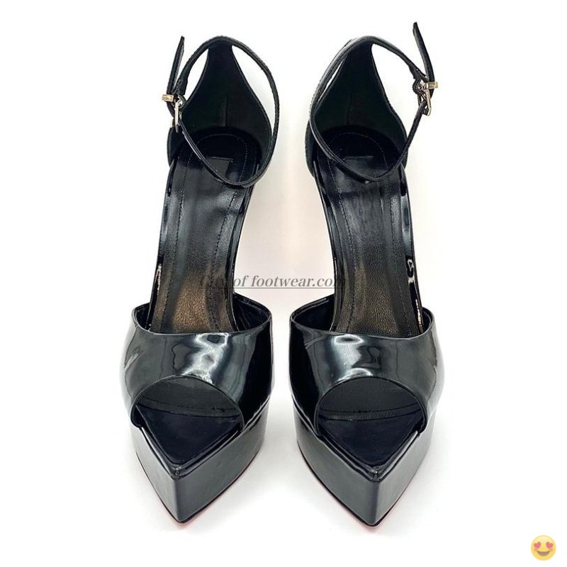 2026 Women's black/nude patent - Casual Sandal Leather recension och pris