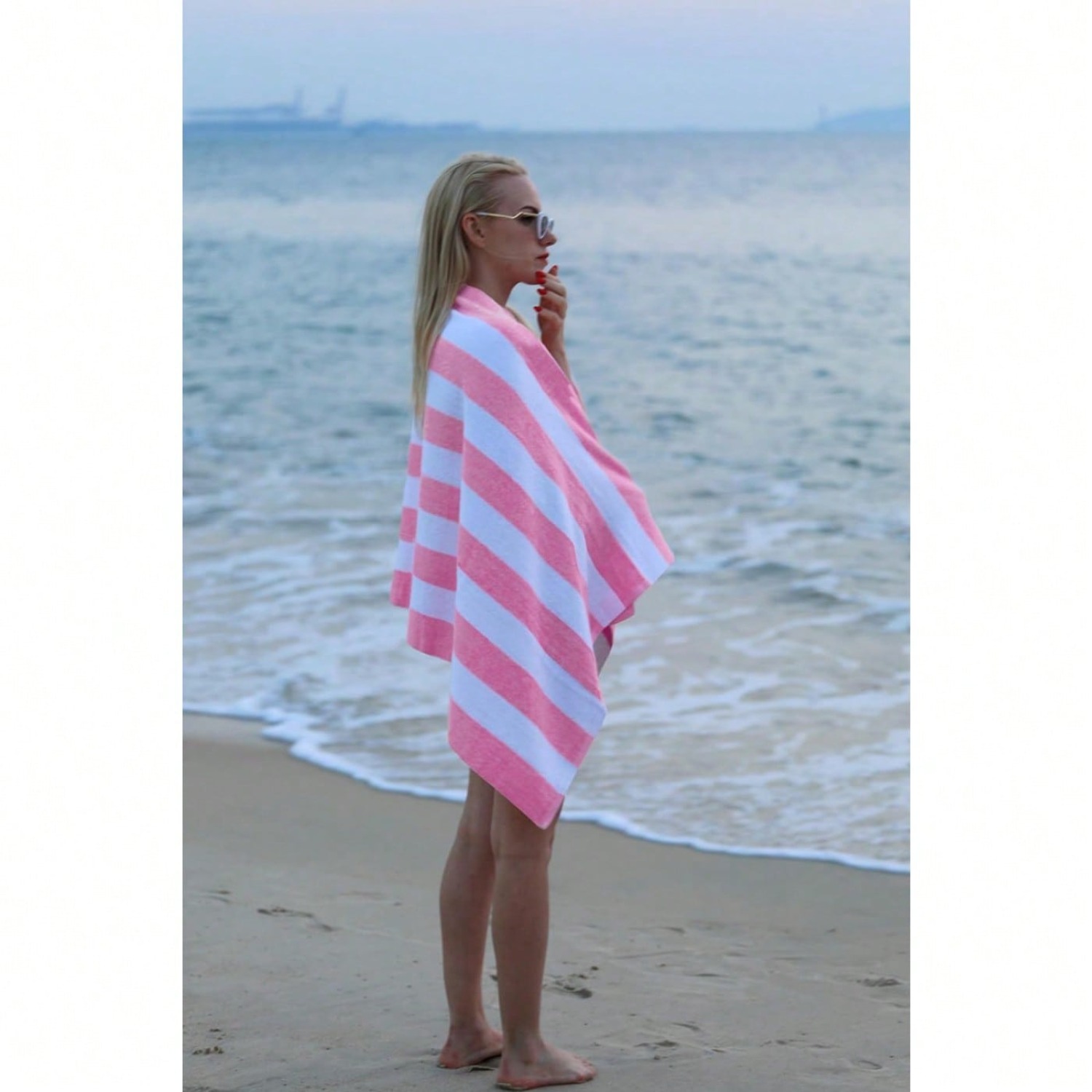 1 PC Large Oversized Beach Tow - Beach Towel Large recension och pris