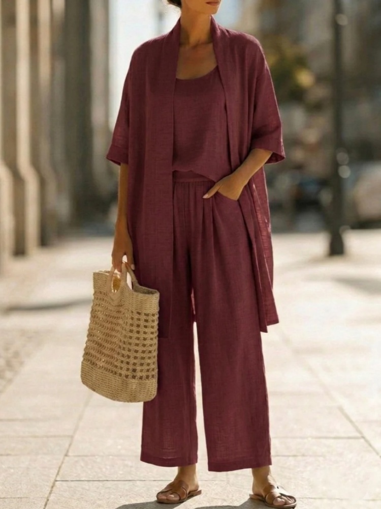 Casual Solid Cotton Linen Loos - Linen Shirt Breathable recension och pris