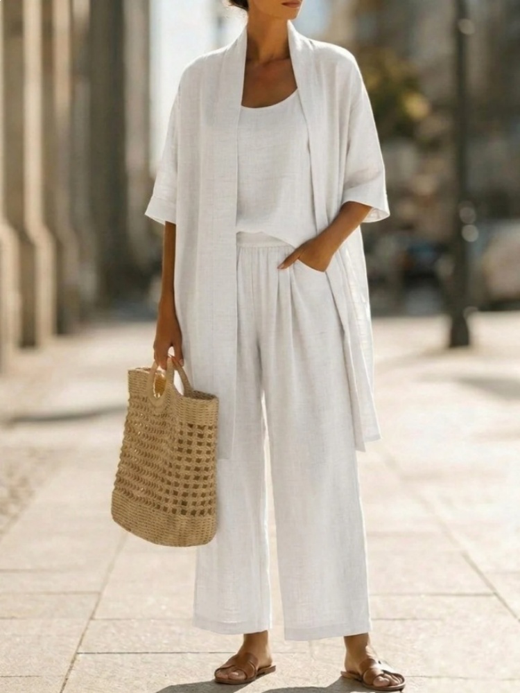 Casual Solid Cotton Linen Loos - Linen Shirt Breathable recension och pris