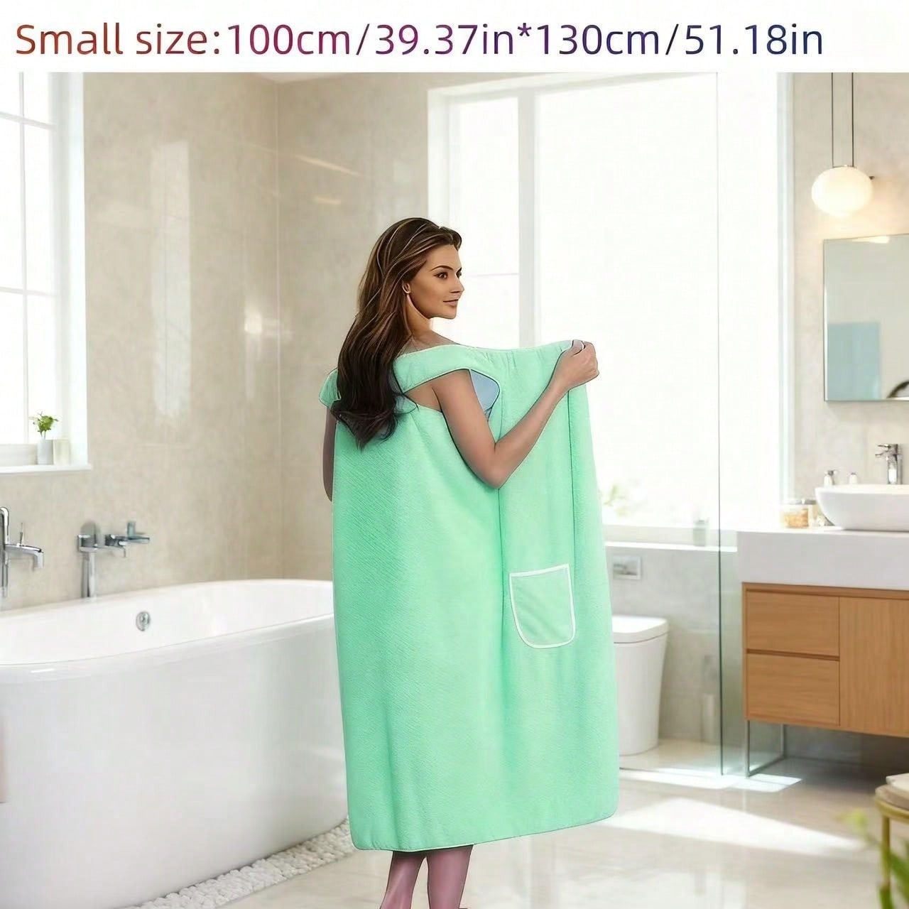 Luxury Quick-Dry Bath Towel Wi - Beach Towel Large recension och pris