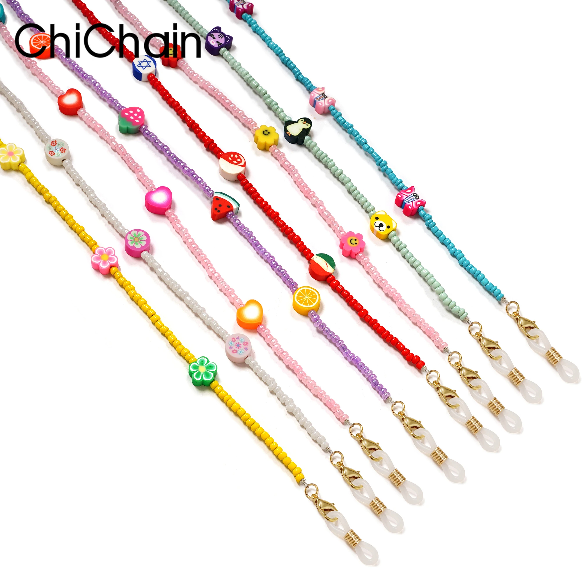 Cartoon cute Mask Strap Beaded - Sunglass Retainer Cord recension och pris