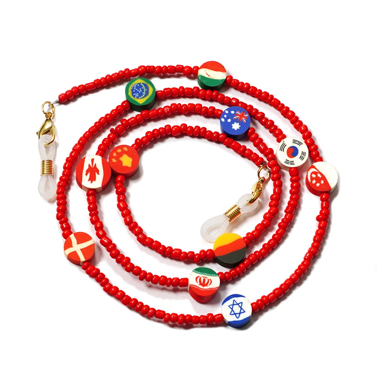 Cartoon cute Mask Strap Beaded - Sunglass Retainer Cord recension och pris