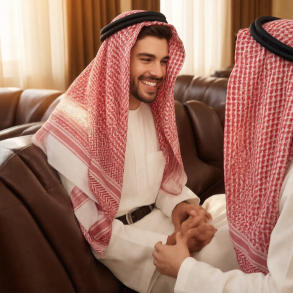 Arab Sheikh Costume Set, Saudi - Sunglass Retainer Cord recension och pris