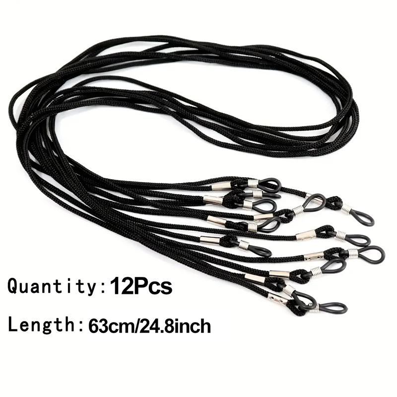 12Pcs Adjustable Nylon Eyeglas - Sunglass Retainer Cord recension och pris
